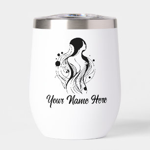 Simple Custom Personalize Logo Water Bottle 