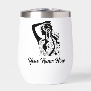 Simple Custom Personalize Logo Water Bottle 