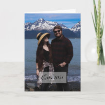 Simple Custom Photo Anniversary Card 