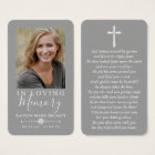 Simple Custom Photo Laminated Memorial Cards