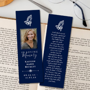 Simple Custom Photo Memorial Bookmarks