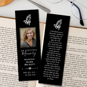 Simple Custom Photo Memorial Bookmarks