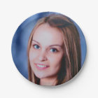 Simple Custom Photo Personalised Paper Plate