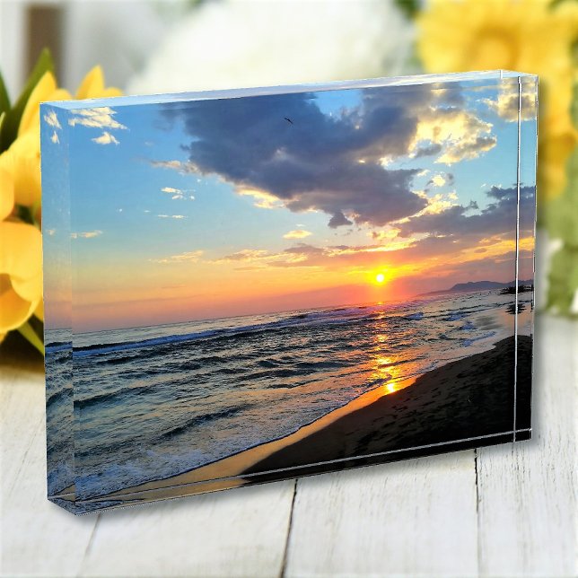 Simple Custom Photo Personalised Photo Block (Creator Uploaded)