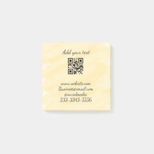 simple custom QR code add your name text  Classic  Post-it Notes