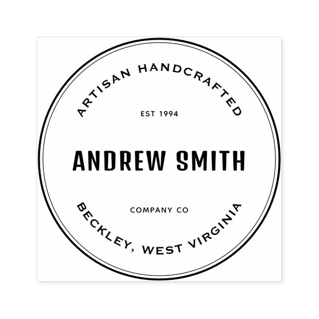 Simple Custom Rubber Stamp (Imprint)