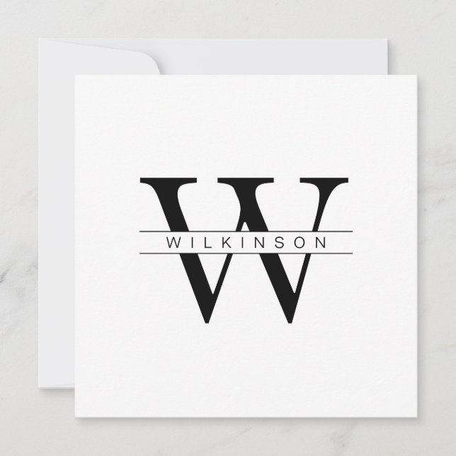 Simple custom wedding thank you notes (Front)