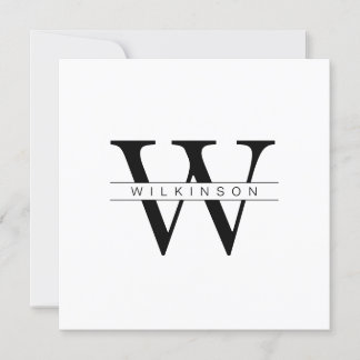 Simple custom wedding thank you notes