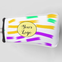 simple custom yellow blue watercolor add logo mini