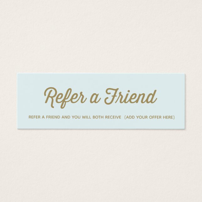 Simple Customer Referral (Front)