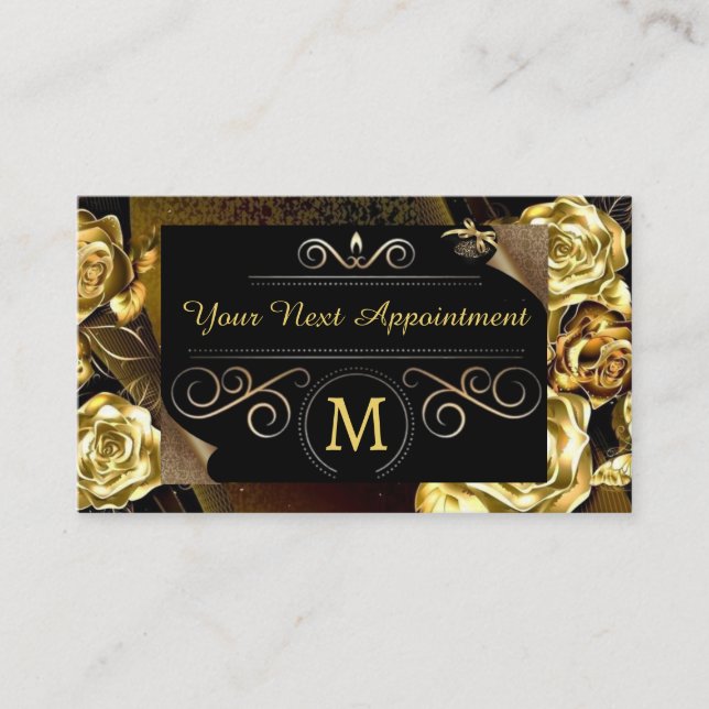 Simple Customisable Appointment Card (Front)