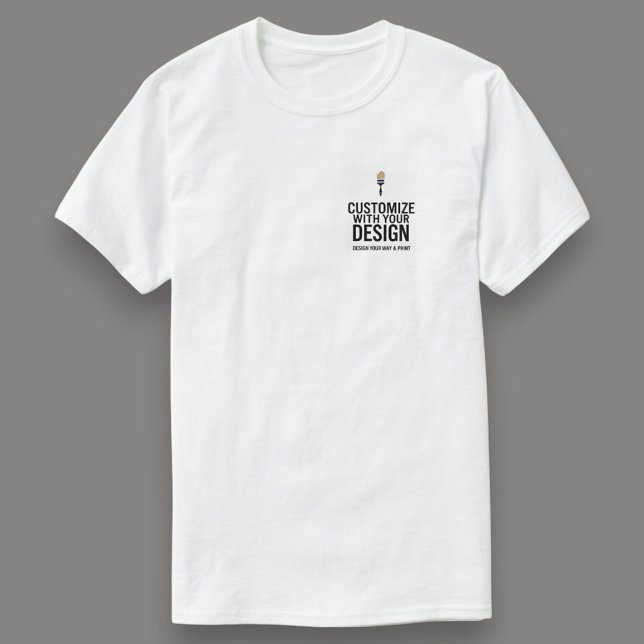 Simple Customisable Blank Business Corporate T-Shirt (Creator Uploaded)
