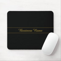 Simple Customisable Gold & Black Text Design