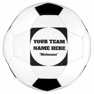 Simple Customisable Soccer Team Name Football