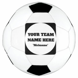 Simple Customisable Soccer Team Name  Football