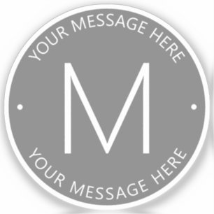 Simple Customisable Text   Grey Transparent