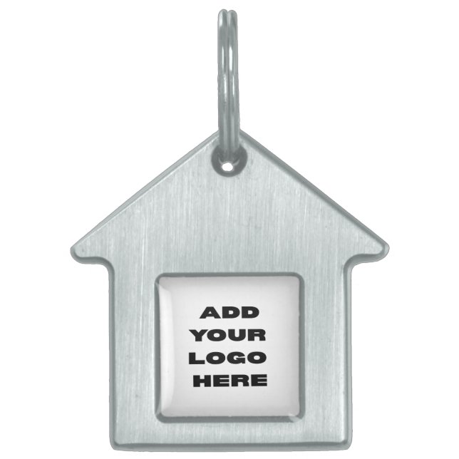 Simple Customize Logo  Pet ID Tag (Front)