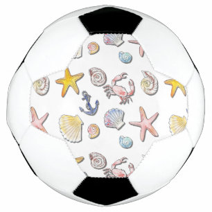 Simple Cute Beach Design Football