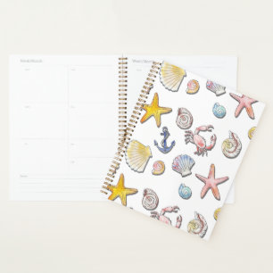 Simple Cute Beach Design Planner
