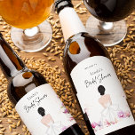 Simple cute bridal.shower wine label<br><div class="desc">simple cute bridal shower.</div>