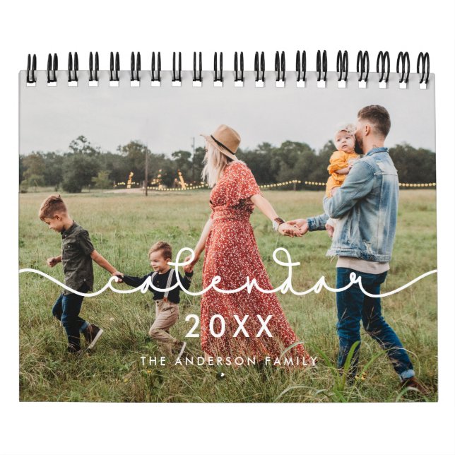 Simple cute font 2022 photo calendar (Cover)