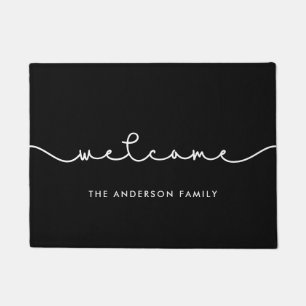 Simple cute font Welcome Doormat