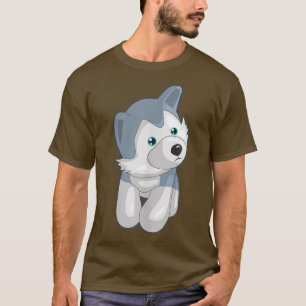 Simple cute grey dog costume T-Shirt