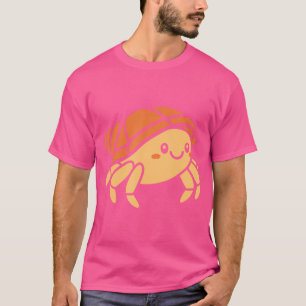 Simple Cute Minimalist Crustacean Little Hermit Cr T-Shirt