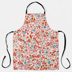 Simple cute pattern in small-scale flowers. High-c Apron