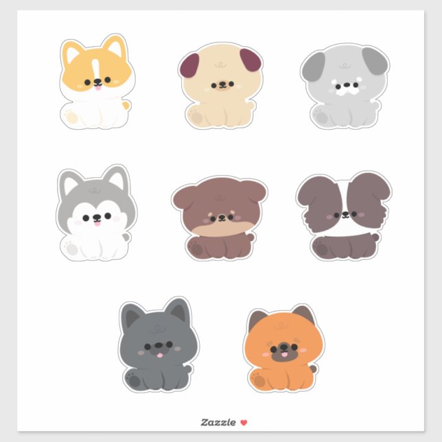 Simple Cute Puppy Dog (Sheet)