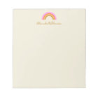 Simple Cute Retro Rainbow Personalised Script Name