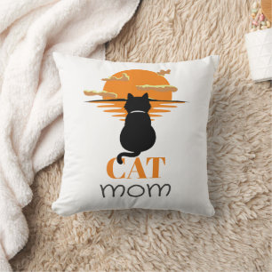 Simple Cute Script Pet owner Cat Mum Cushion