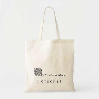 Simple Cute Yarn Hook I Crochet Tote Bag