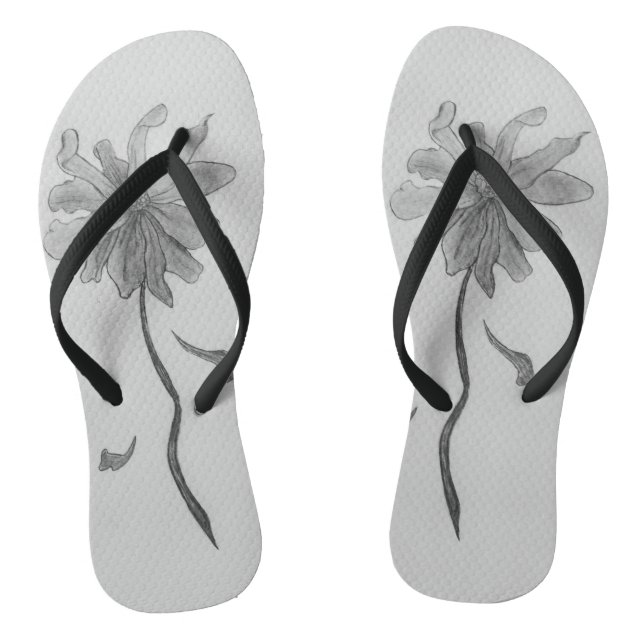 Simple Daisy Flip Flops (Footbed)