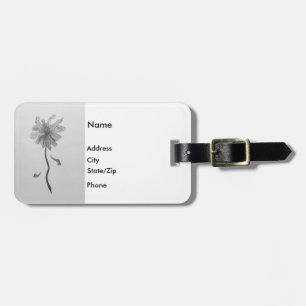 Simple Daisy Luggage Tag