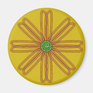 Simple Daisy Magnet
