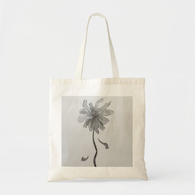 Simple Daisy Tote Bag (Front)
