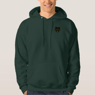 simple dark blue personalise hoodie