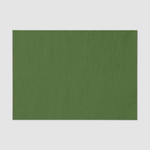 Simple Dark Green Solid Colour Tissue Paper