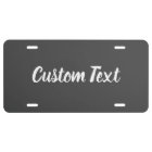Simple Dark Grey and White Script Text Template