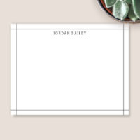 Simple Dark Grey Geometric Modern Professional