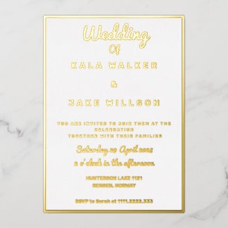 Simple Decadent  Wedding (Border)