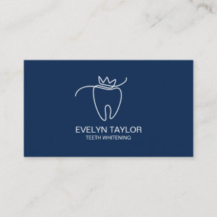 Simple Dentist Dental Clinic teeth Whitening Busin Business Card