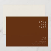 Simple Desert | Dark Cinnamon Horizontal
