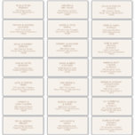 Simple Desert | Natural White Address Labels<br><div class="desc">These Simple Desert | Natural White address labels are exactly what you're looking for to complete your modern rustic boho wedding. Perfect for either a vintage minimalist western vibe or a retro fall bohemian feel. The minimal dark cinnamon script truly pops with this autumn background. You can choose to keep...</div>