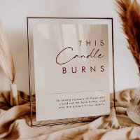 Simple Desert | Natural White This Candle Burns