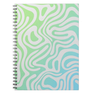 Simple design & elegant abstract Spiral Notebook