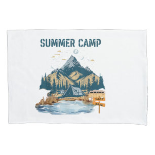 Simple Design Summer Camp Pillowcase