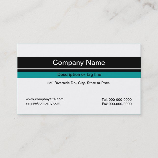 Simple Design Template Business Card (Front)