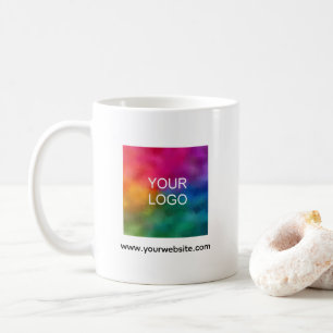 Simple Design Upload Your Business Logo Here Coffee Mug